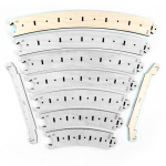 Hacker-Model HCT95620P - H0 - Gebogene Gleisschablone, R5/R6 oder R8/R9 für Roco